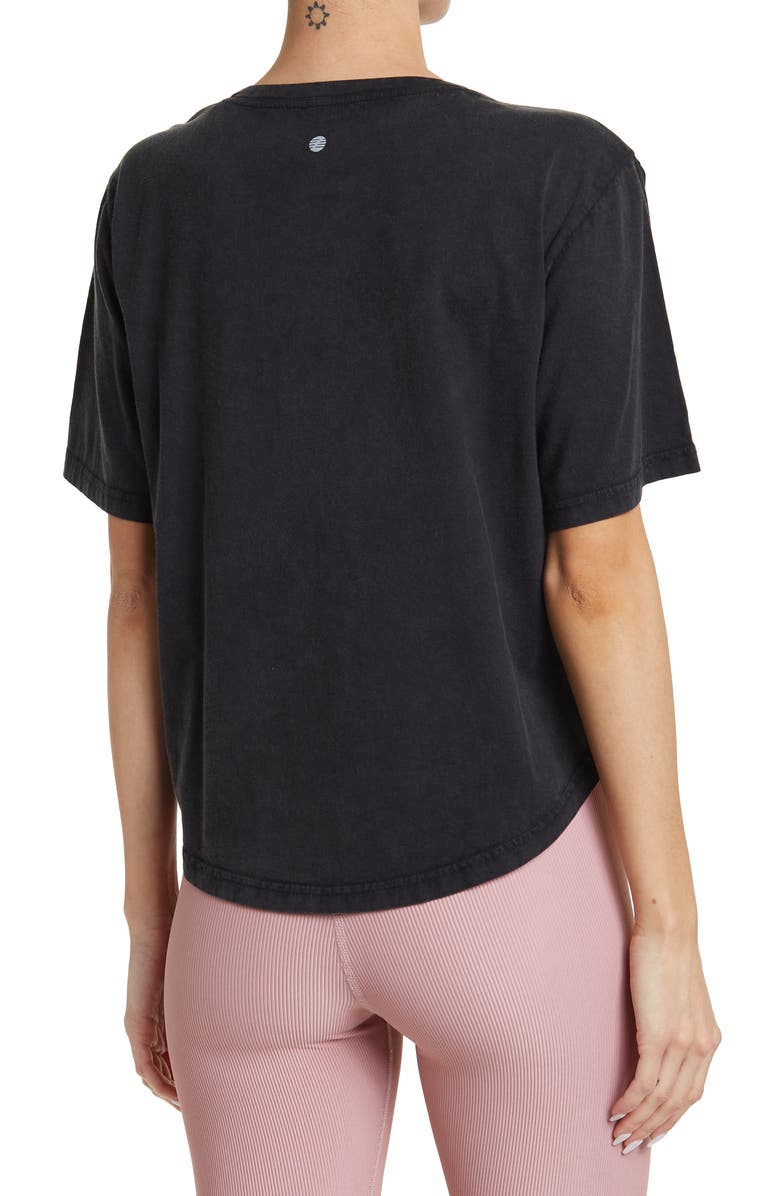 Z by Zella Fade In Washed Short Sleeve Studio Tee, Alternate, color,