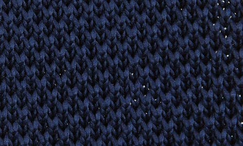 Clifton Wilson Navy Knit Silk Tie