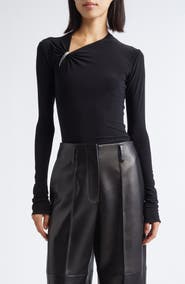 GRACE LING Claw Long Sleeve Jersey Top
