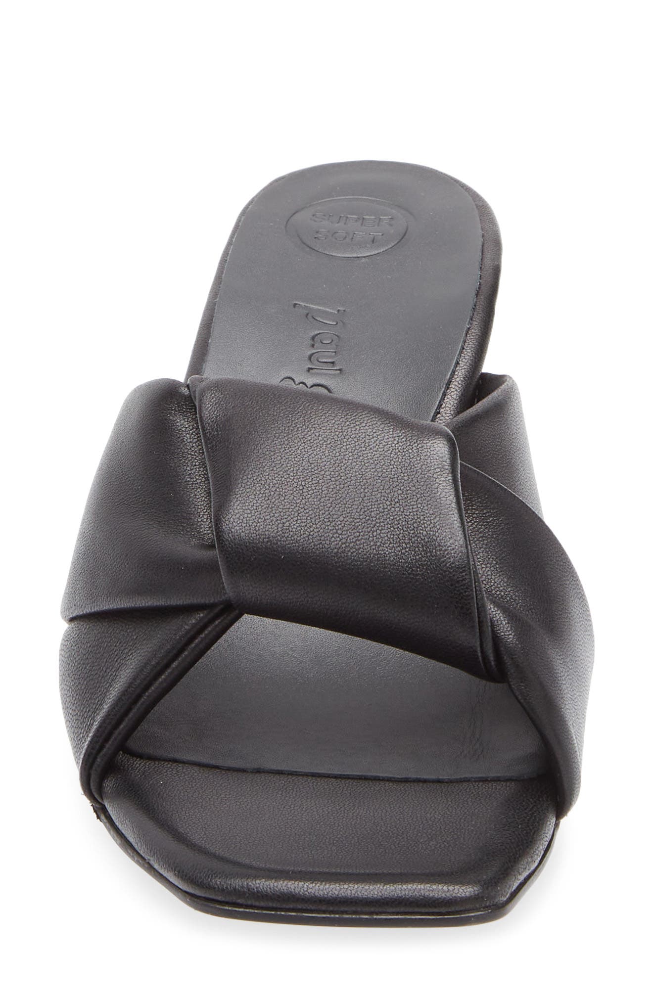 Paul Green Delight Slide Sandal, Alternate, color, Black Sportnappa