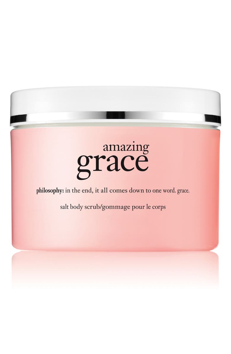 philosophy amazing grace salt body scrub, Main, color,