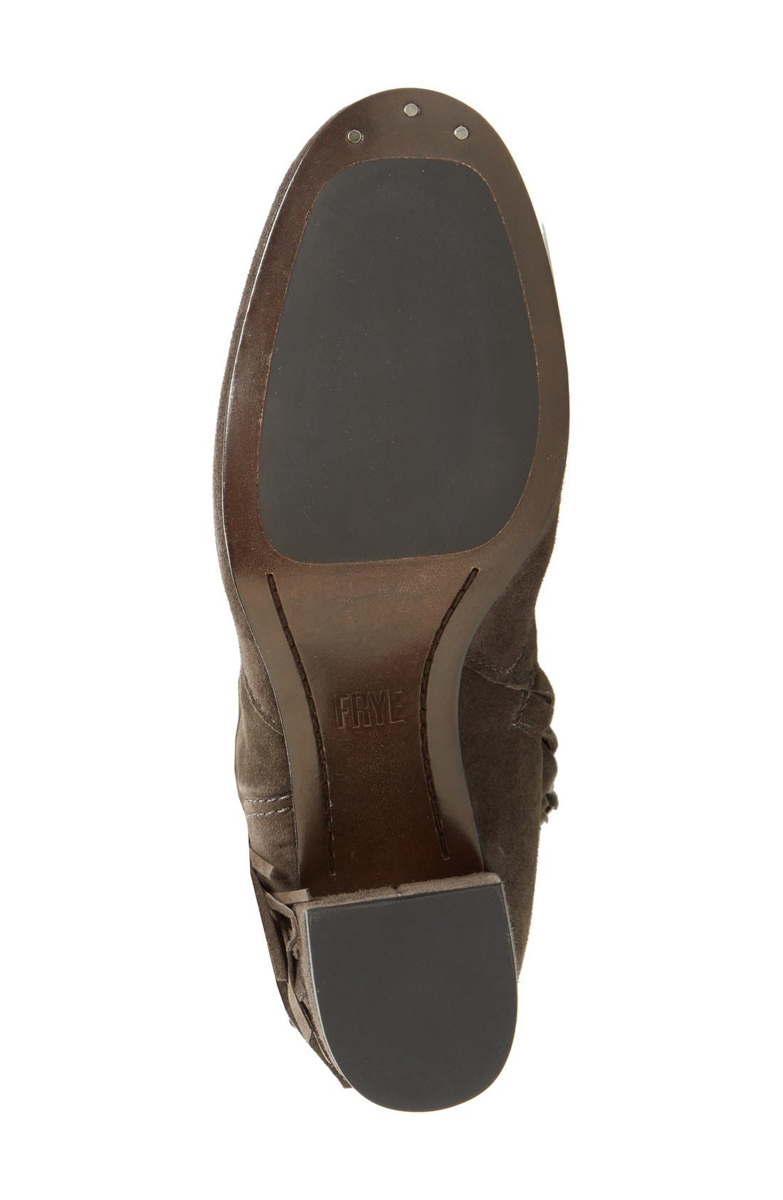 Frye 'Jodi' Fringe Over the Knee Boot, Alternate, color, 