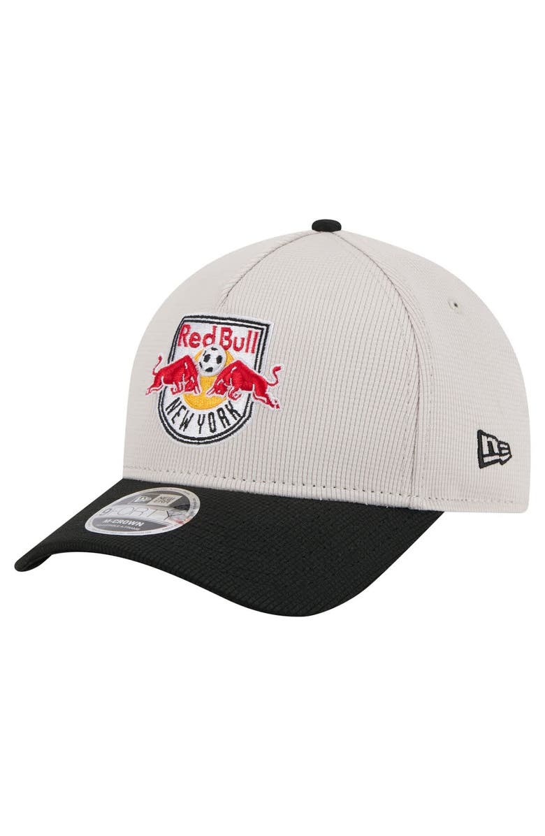New Era Men's New Era Gray New York Red Bulls 2025 Jersey Hook 9FORTY M-Crown Adjustable Hat, Alternate, color, 