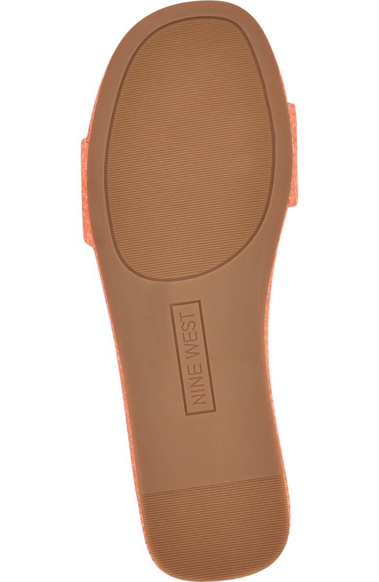 Nine West Lolipop Slide Sandal, Alternate, color, Orange