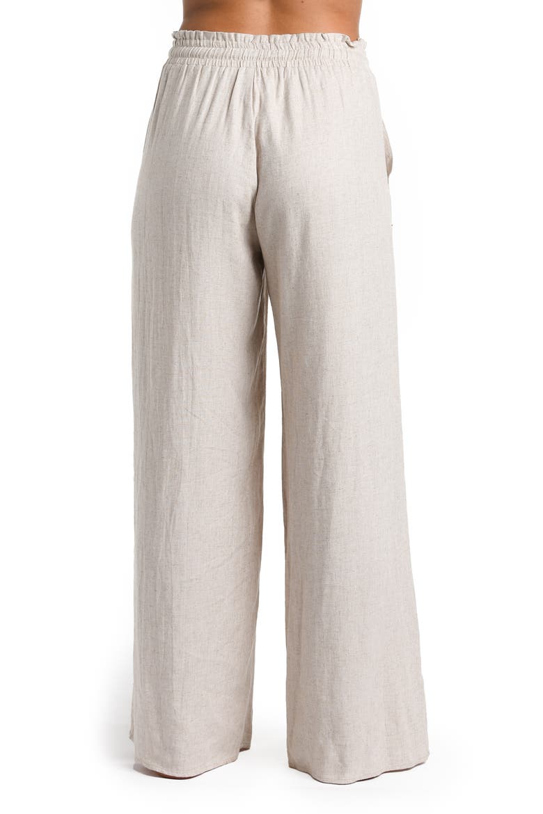 Beach Cover-Up Pants, Alternate, color, TAUPE