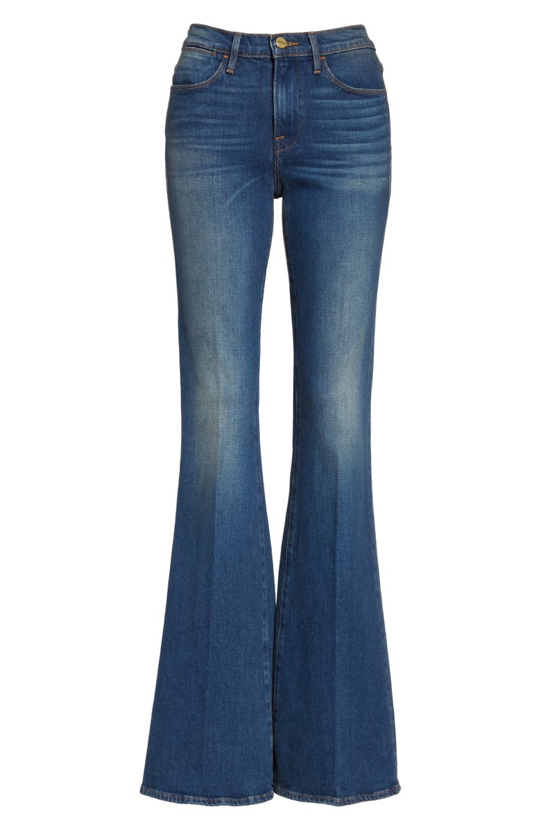 FRAME Le High Flare Jeans, Alternate, color, Aldwoth