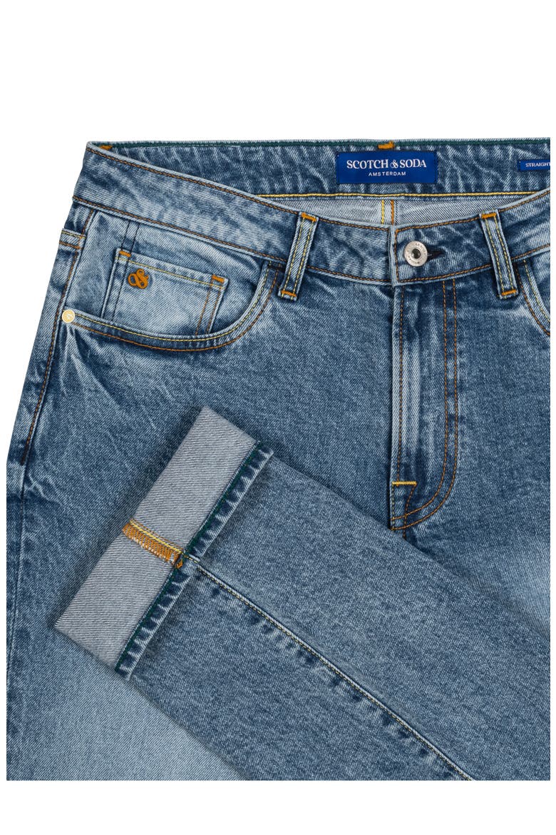 Straight Fit Jeans, Alternate, color, MARINDNU