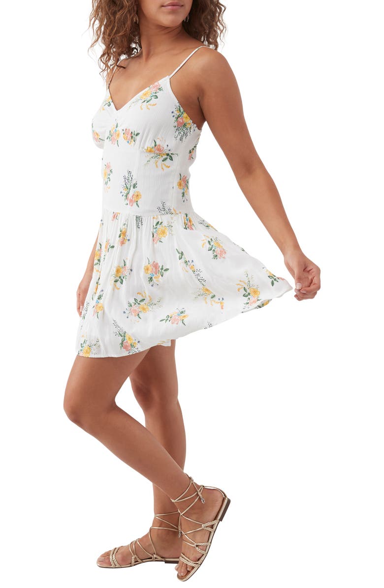 O'Neill Slade Floral Print Minidress, Alternate, color, 