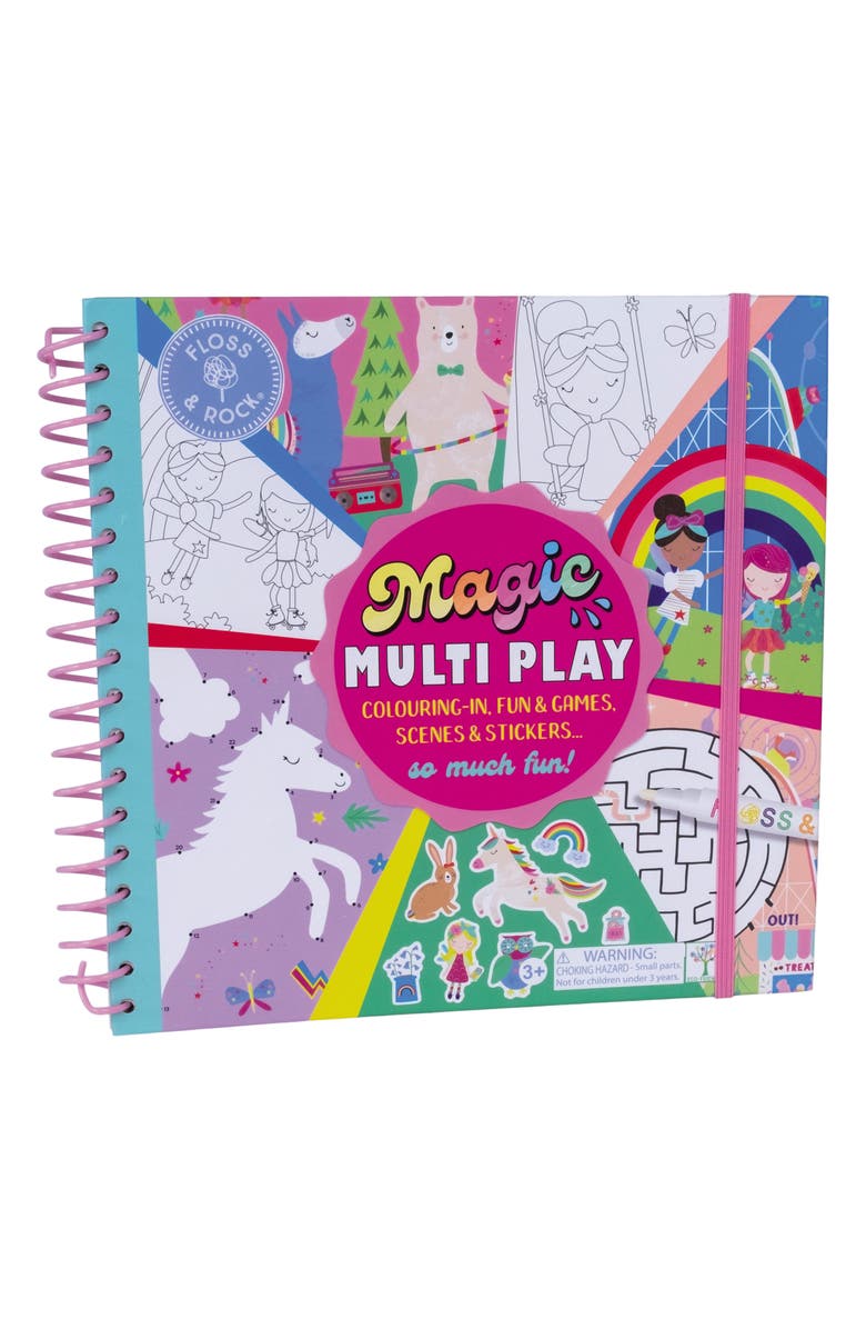 Floss & Rock Rainbow Fairy Magic Multi Play Activity Book, Main, color,