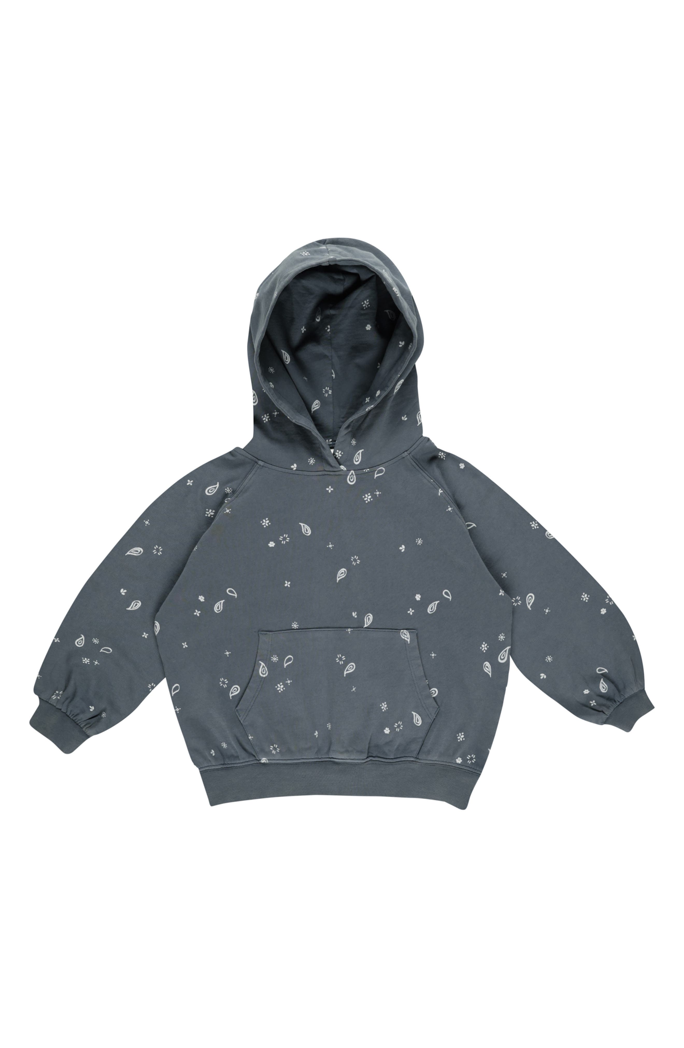 Rylee + Cru Kids' Paisley Print Hoodie