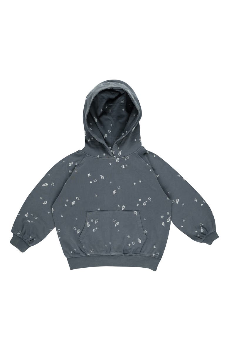 Rylee + Cru Kids' Paisley Print Hoodie, Main, color, Paisley