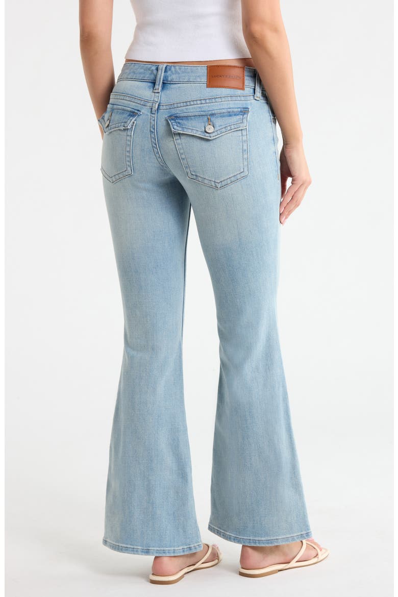 Low Rise Flare Leg Jeans, Alternate, color, SOUNDBATH