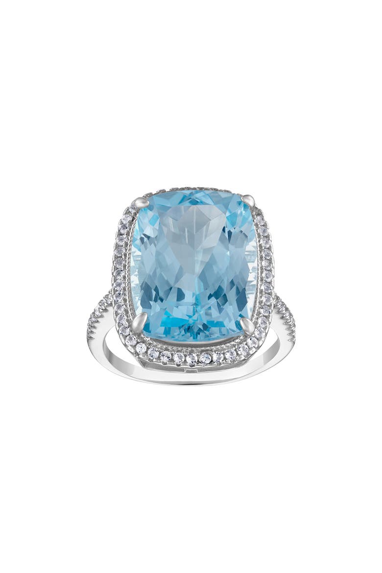 Sterling Silver Blue Topaz Ring, Main, color, BLUE TOPAZ