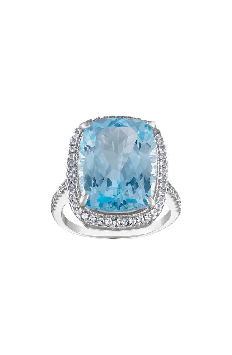 FZN Sterling Silver Blue Topaz Ring, Main, color, 