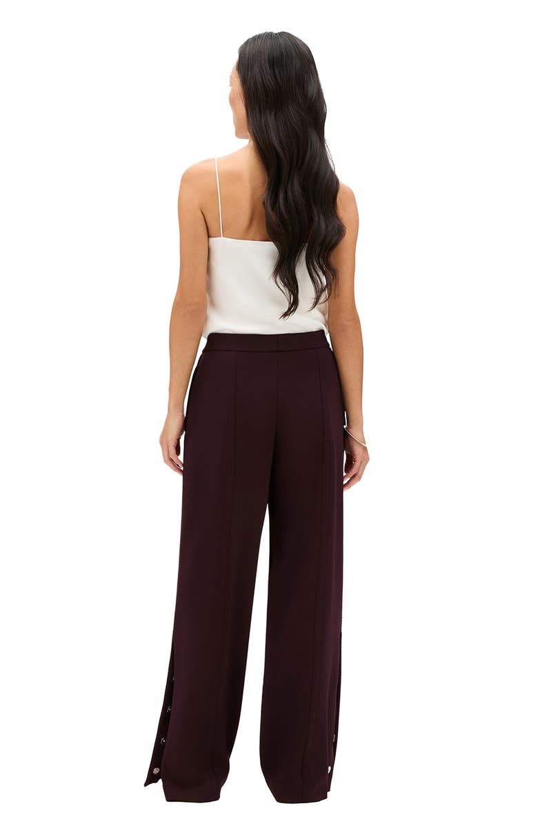 Another Tomorrow Fluid Jersey Track Pant, Alternate, color, Dark Chocolate