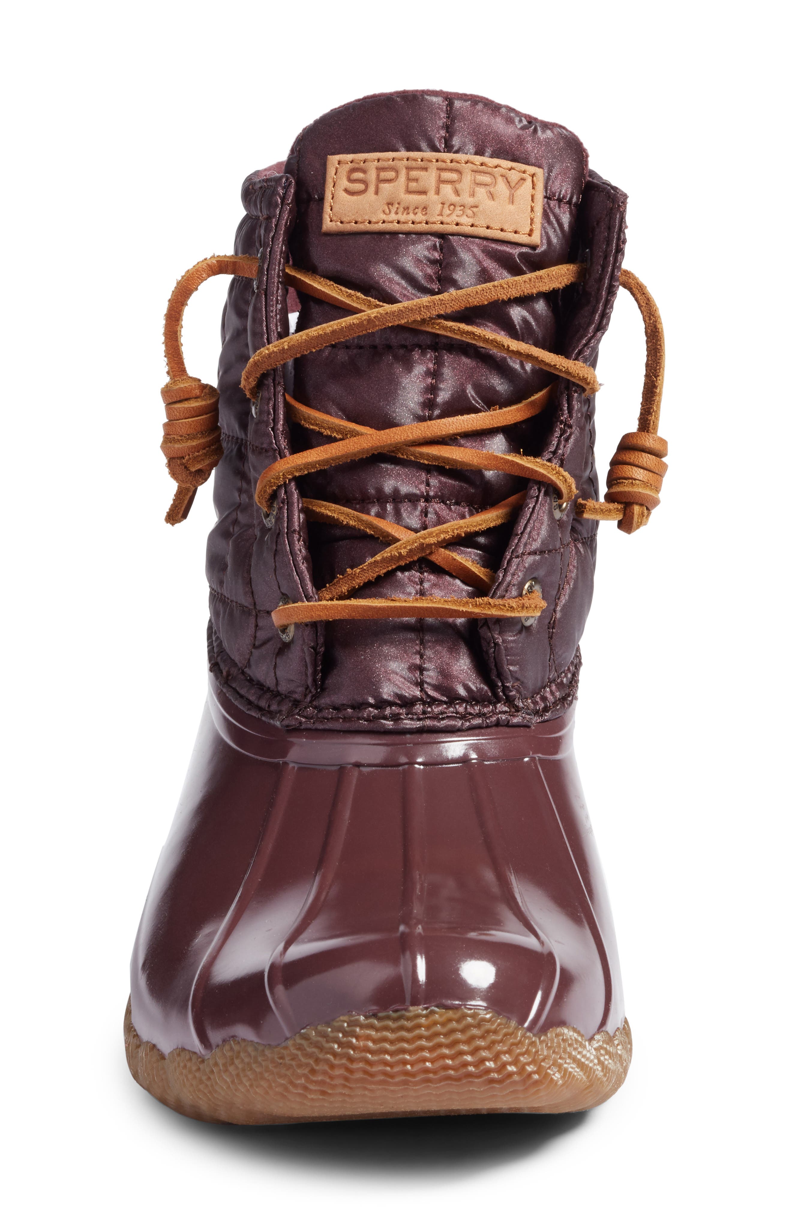 'Saltwater' Waterproof Rain Boot, Alternate, color, GRAPE
