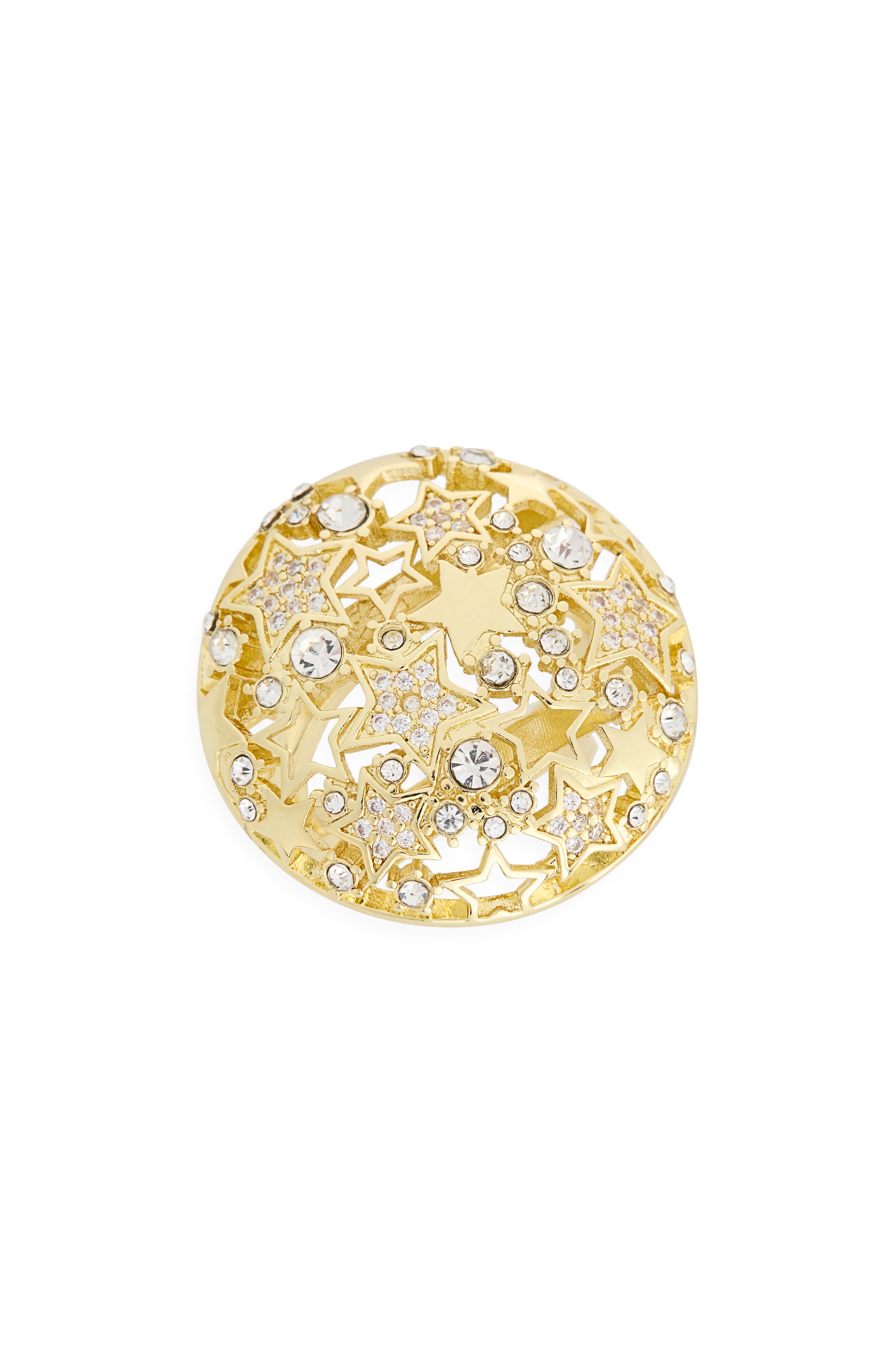 Covet Star Cluster Cubic Zirconia Dome Ring