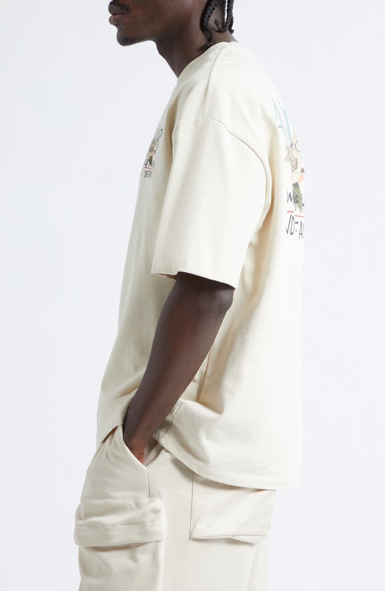 AMIRI Hope & Dreams Oversize Graphic T-Shirt, Alternate, color, Alabaster Archived