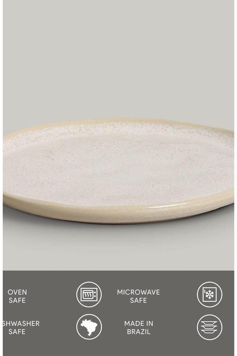 Dessert Plate Set of 4, Alternate, color, Latte