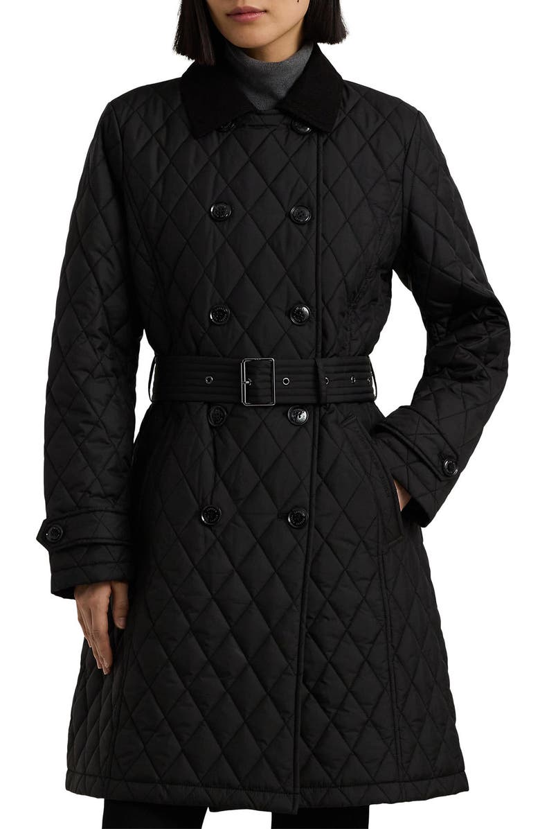 Lauren Ralph Lauren Quilted Trench, Main, color, 