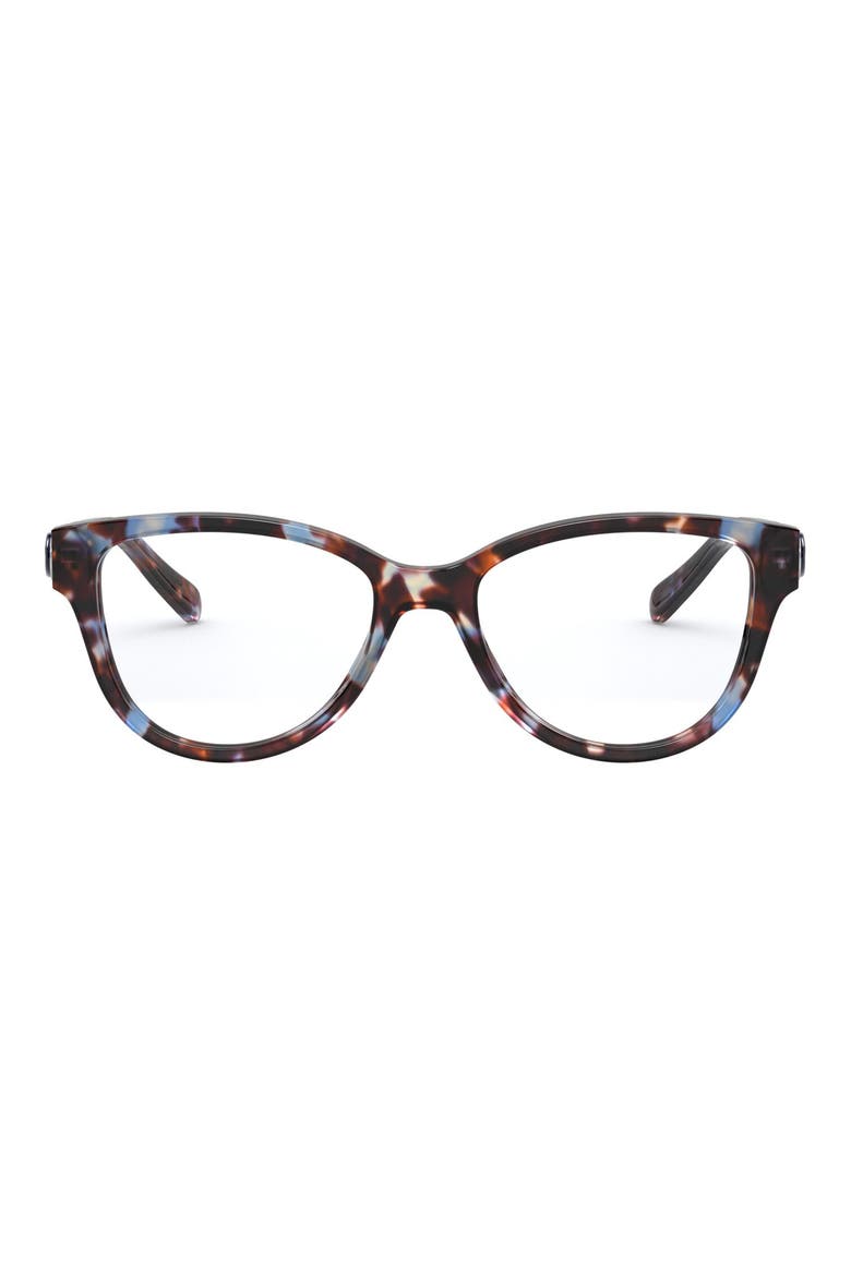 51mm Cat Eye Optical Glasses, Main, color, BLUE TORT