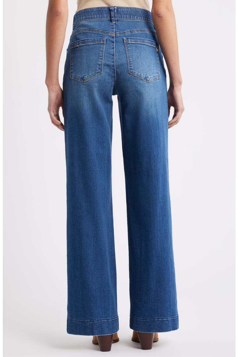 Sam High Waist Wide Leg Jeans, Alternate, color, BLUE