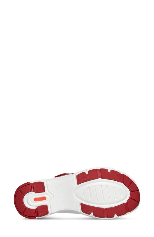 Shop Rockport Qwyn Wedge Sandal In Medium Red