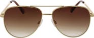 BCBG 60mm Gradient Aviator Sunglasses