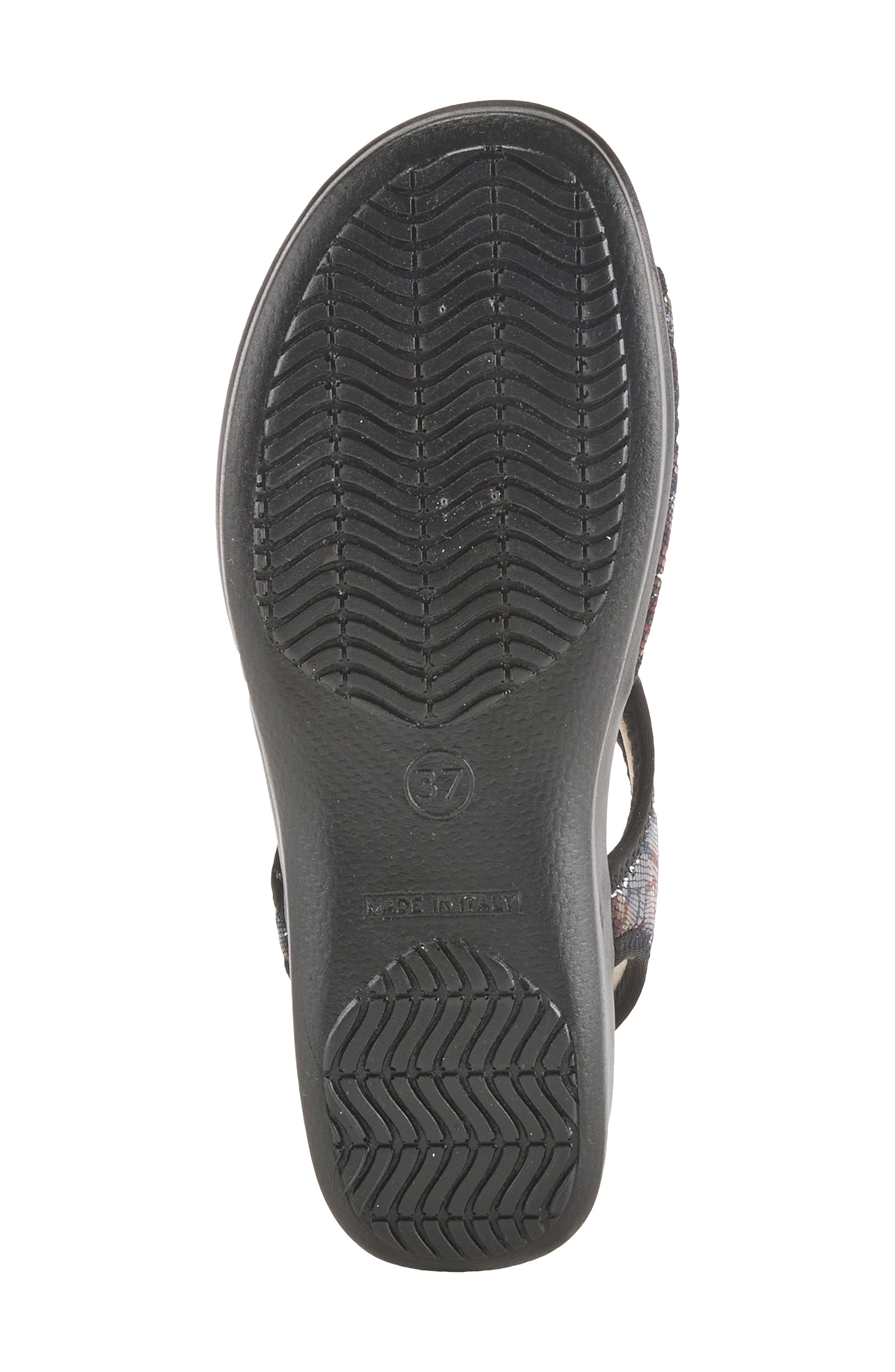 Flexus by Spring Step Nyaman Slingback Sandal, Alternate, color, Black Multi