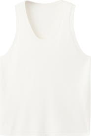 MANGO Slim Fit Cotton Rib Tank