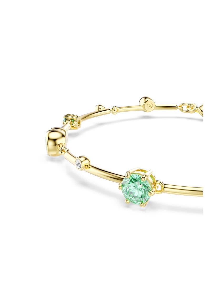 Constella Crystal & Zirconia Bracelet, Alternate, color, GOLD