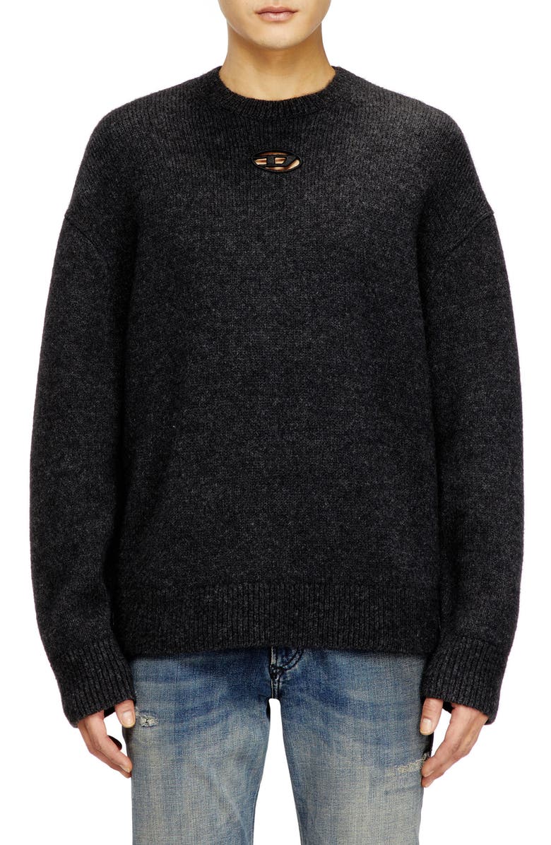 DIESEL<sup
®</sup
 K-Areeso Wool Blend Sweater, Main, color, 