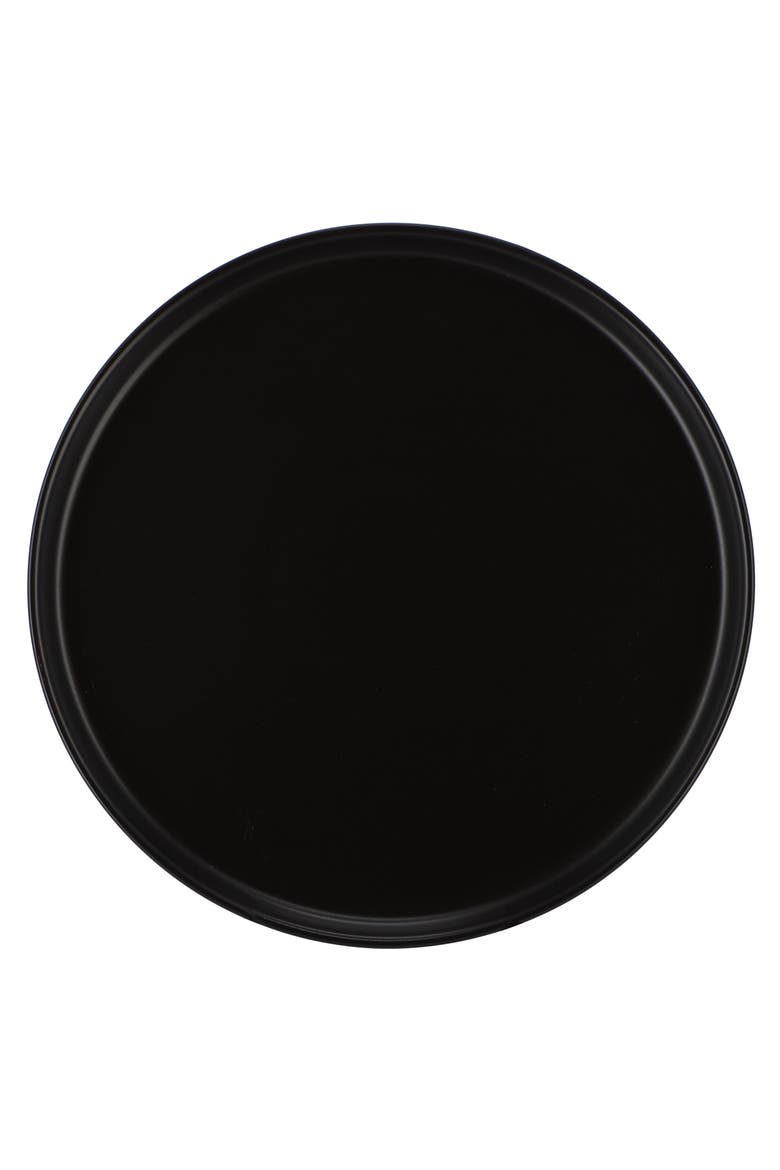 Josh 18 Piece Stoneware Dinnerware Set, Alternate, color, Black