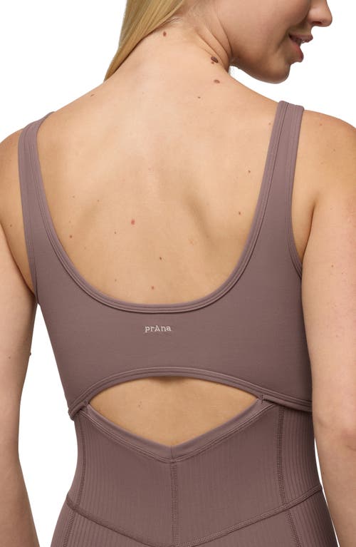 Prana Luxara Salutations Romper In Carob