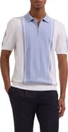 Bugatchi Quarter Zip Polo Sweater