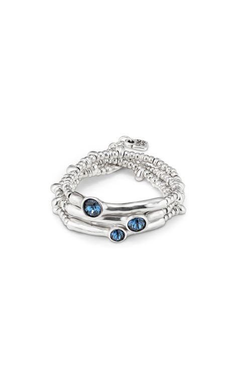 Azul Trinity Bead Bracelet