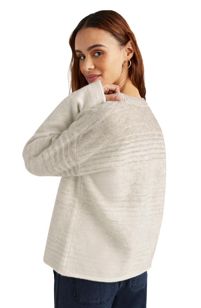 Splendid Lydia Ombré Sweater, Alternate, color, Heather Oat Ombre