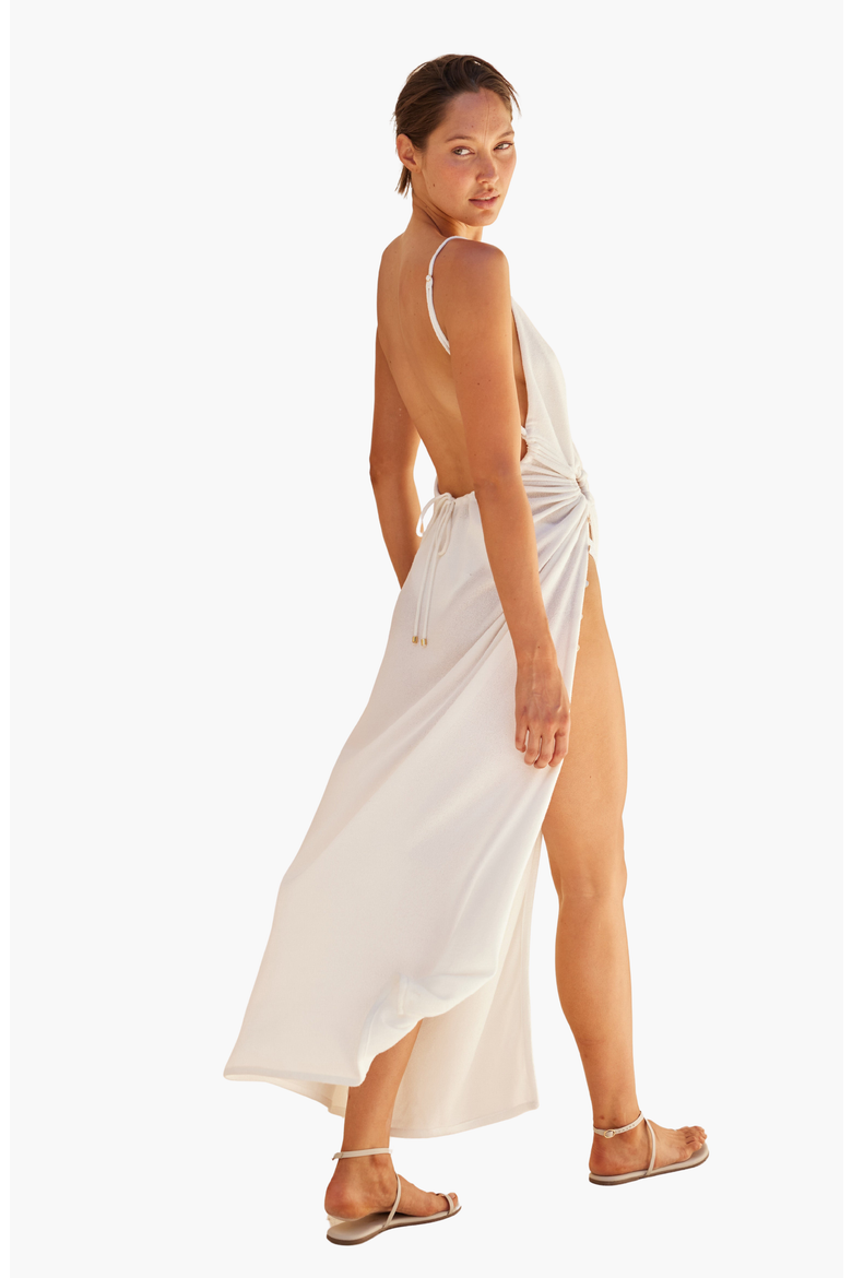 Siren Dress, Alternate, color, Seashell
