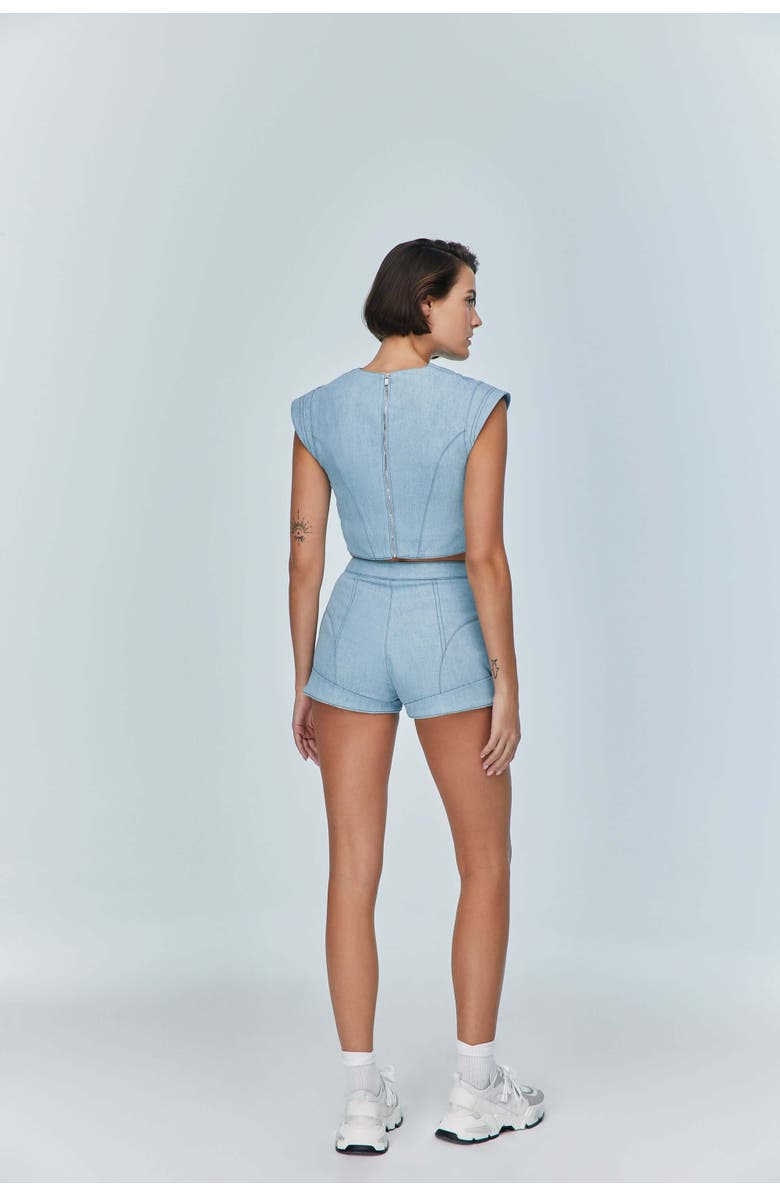 Jendue Marvel Short, Alternate, color, Ice Blue