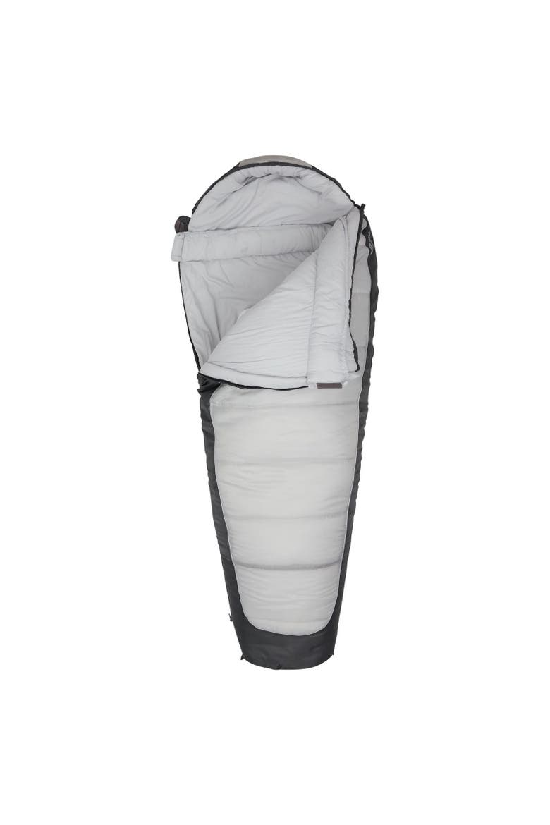 Left Zip Microlite 1400 Winter Mummy Sleeping Bag, Alternate, color, Dark Grey