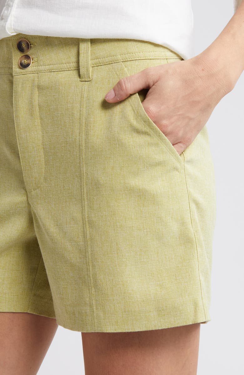 Wit & Wisdom 'Ab'Solution Skyrise Shorts, Alternate, color, Kiwi