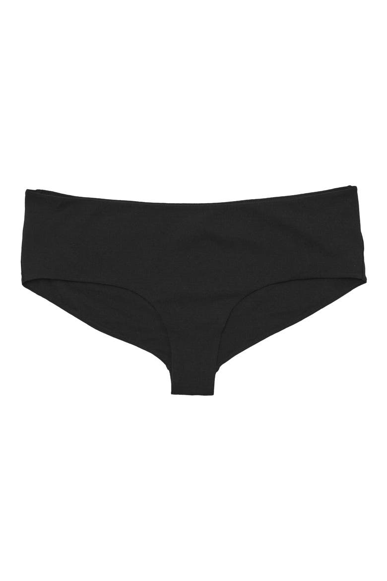 Feodora Stretch Silk Briefs, Main, color, BLACK