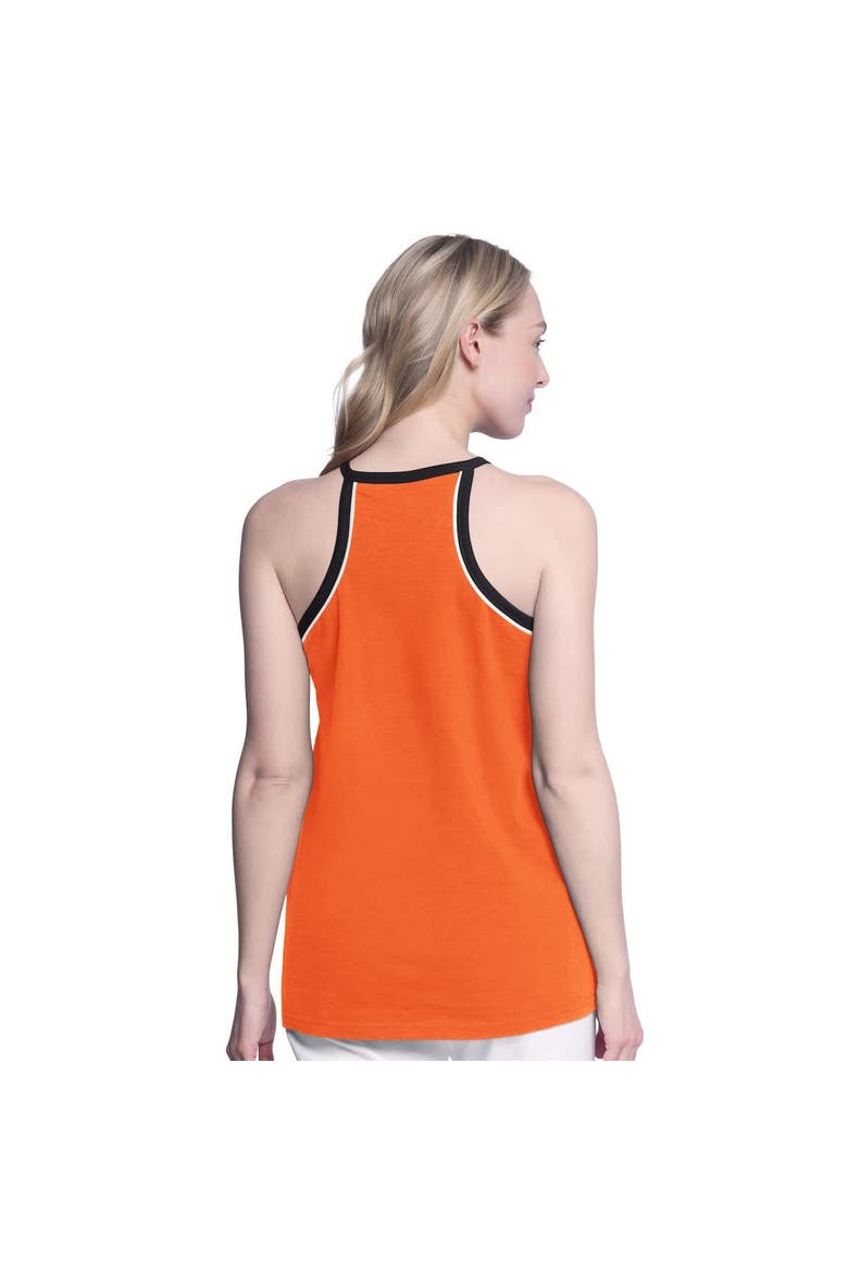 Women's G-III 4Her by Carl Banks Orange Baltimore Orioles Curveball Racerback Tank Top, Alternate, color, Orange