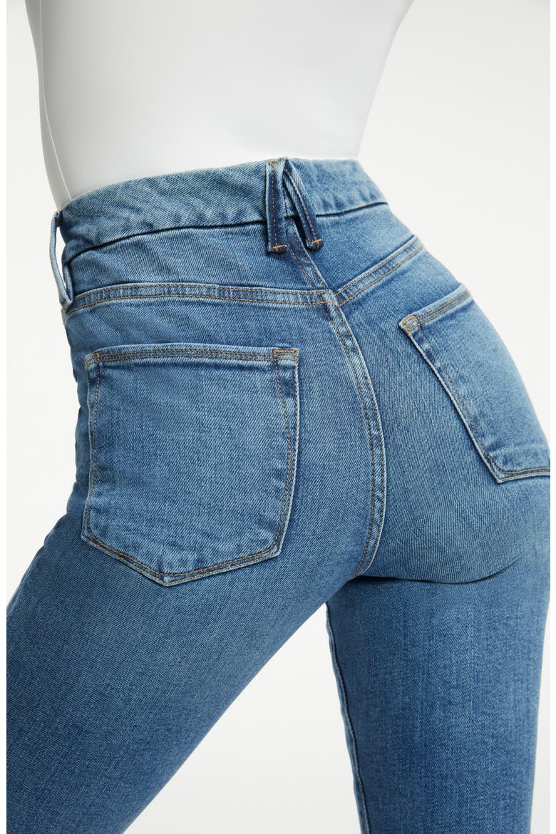 Good Waist Cropped Jeans, Alternate, color, INDIGO201