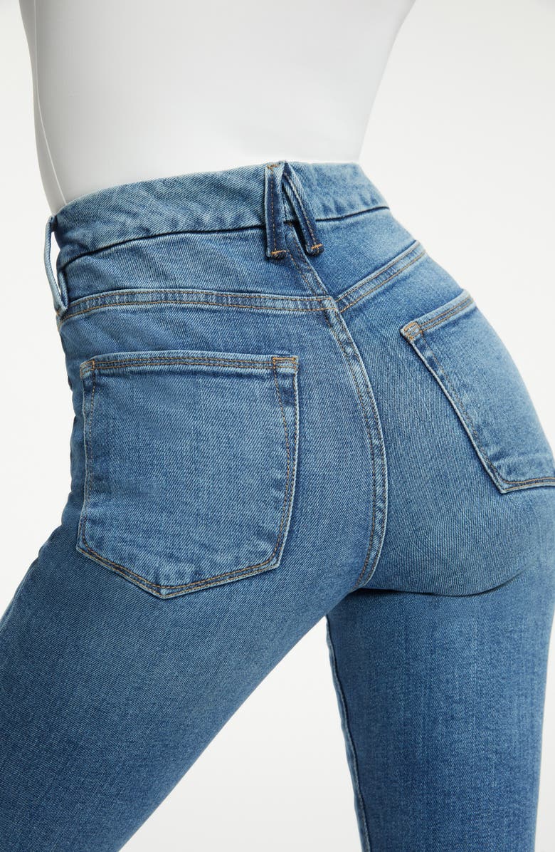 Good American Good Waist Cropped Jeans, Alternate, color, 