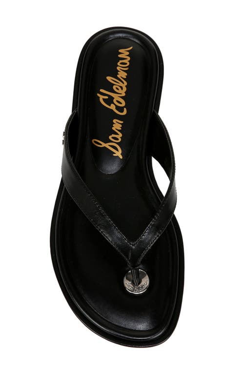 Sam Edelman Remi Thong Sandals In Black