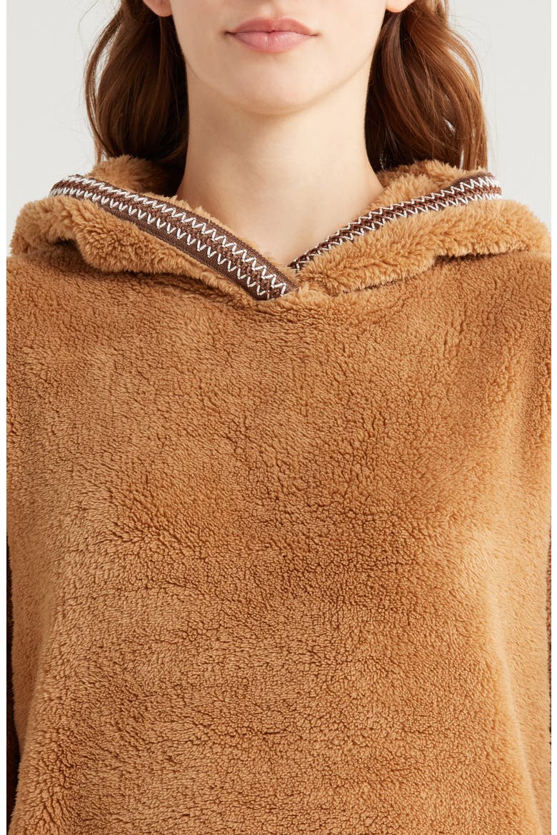 Long Fleece Hoodie, Alternate, color, CHE