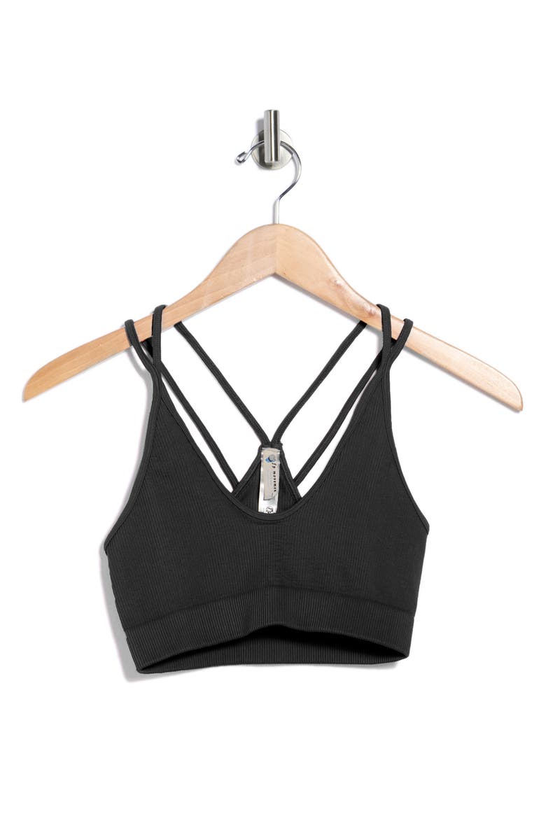 Free People FP Movement Free Throw Strappy Sports Bra, Alternate, color, 