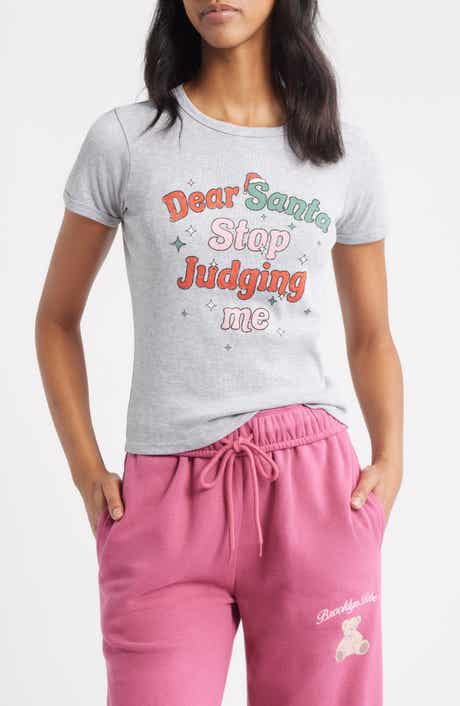 Vinyl Icons Deart Santa Graphic Baby Tee