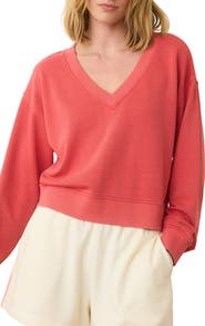 Marine Layer French Terry V-Neck Sweatshirt